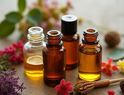 Image representing essential oil extraction equipment or botanicals